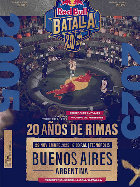 La gran celebración por los 20 años de rimas. 