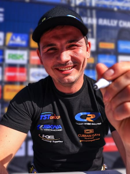 Devine is an ERC podium finisher and a new recruit for Team MRF Tyres.jpg