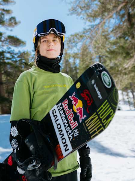 Maddie Mastro in Mammoth Lakes, California.