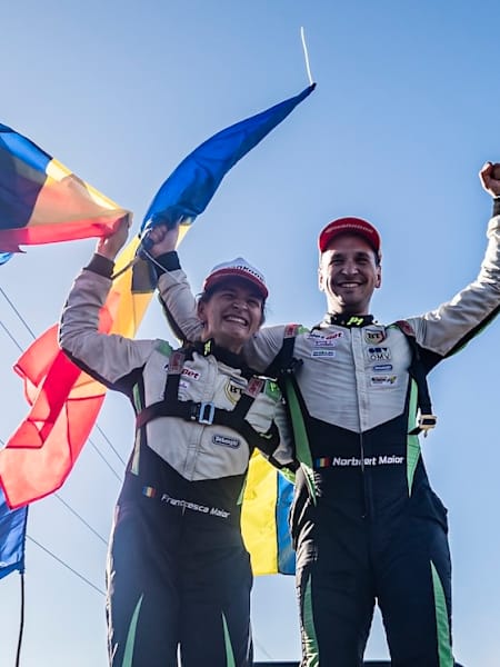 Francesca Maior helped brother Norbert become Junior ERC champion in 2023