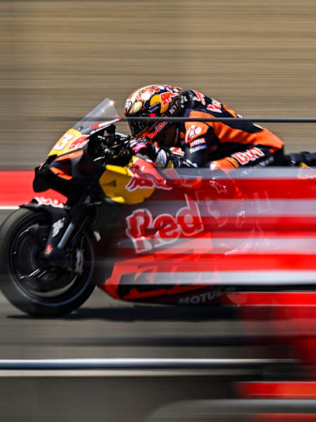 Enea Bastianini performs during Round 17 of the MotoGP World Championship