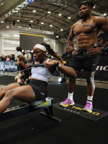 Thati Zulu at Hyrox at CTICC in Cape Town