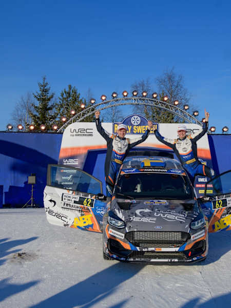 Carlberg's win came on the first of his five Junior ERC title prize drives
