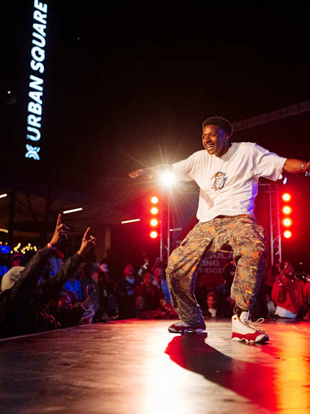 Aimsley takes centre stage at the Red Bull Dance Your Style National Final in Cape Town, South Africa, thrilling the crowd with an electrifying performance on August 30, 2025