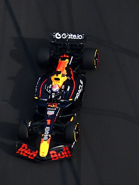 Max Verstappen en piste lors de l'édition 2025