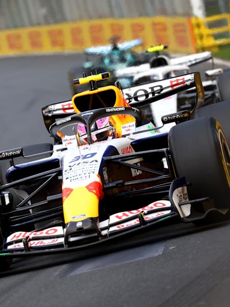 Yeni Zelandalı Liam Lawson, 8 Mart 2026’da Melbourne’daki Albert Park Grand Prix Pisti’nde düzenlenen Formula 1 Avustralya Grand Prix’sinde.