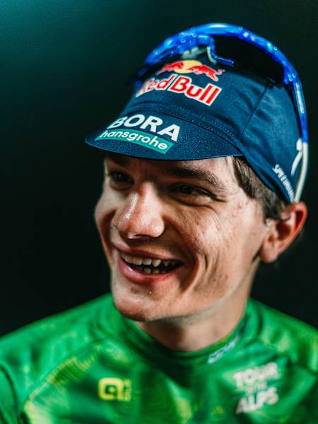 Giulio Pellizzari bei der Tour of the Alps