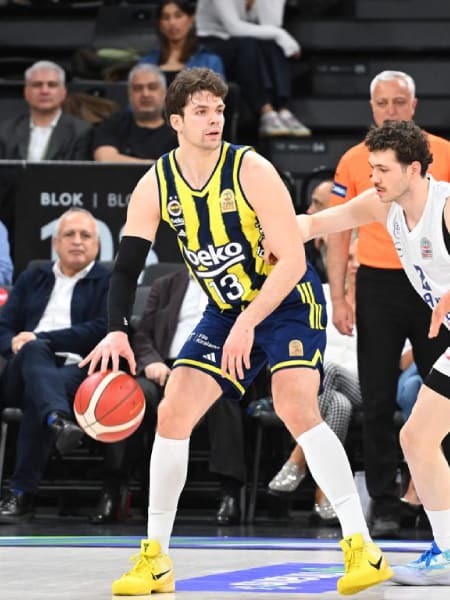 Türkiye Sigorta Basketbol Süper Ligi'nde bir maçtan görüntüler