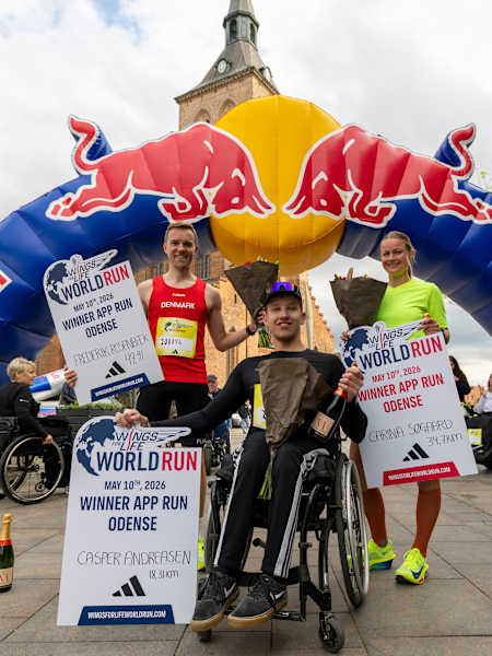 Vinderen af Wings for Life World Run 2026 Odense