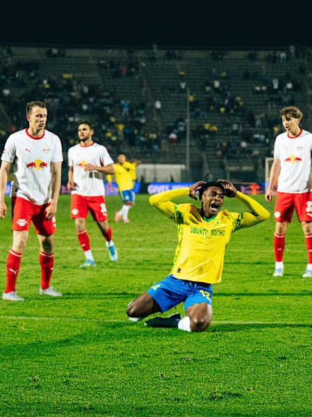 On May 29, 2026, RB Leipzig and Mamelodi Sundowns face off in an electrifying friendly match in Pretoria, South Africa, with the iconic Red Bull branding on display