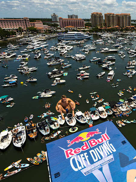 Red Bull Cliff Diving World Series in St. Petersburg