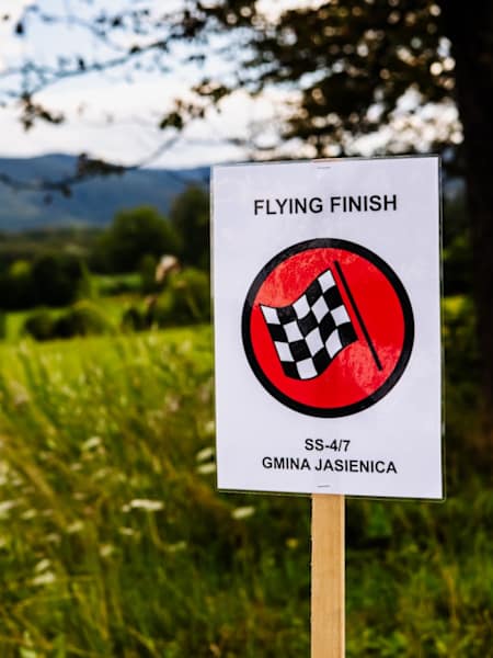 Rally Poland has resumed following earlier stoppages