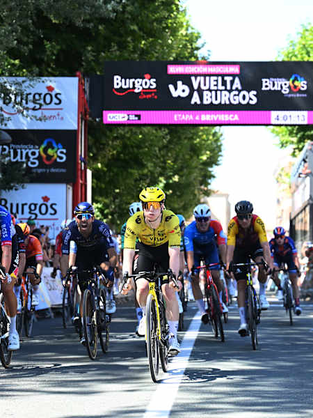 Laurence Pithie takes second place on Stage 4 of the Vuelta a Burgos