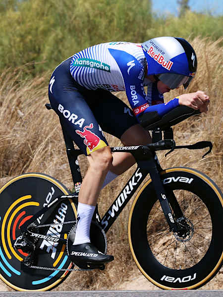 Callum Thornley on Stage 18 of La Vuelta
