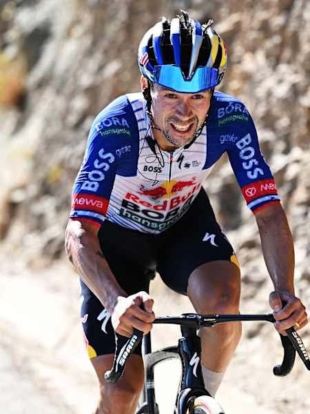 Primož Roglič on Stage 20 of La Vuelta