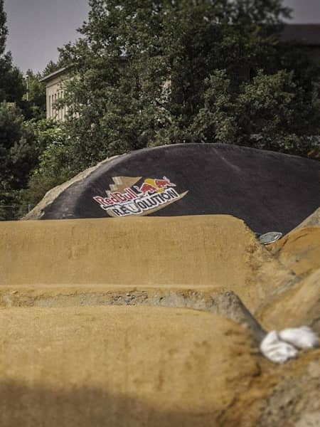Mike Day practices for Red Bull R.Evolution