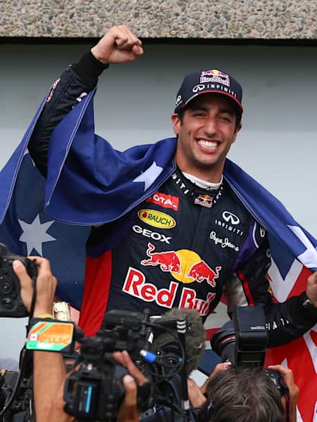 F1's newest winner: Daniel Ricciardo 