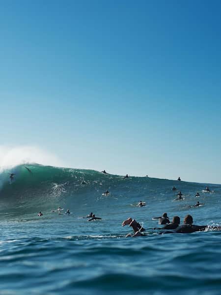 Hurricane Marie swell at Newport Point