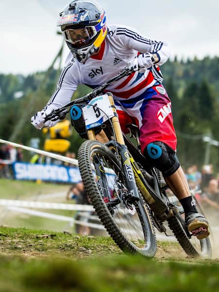British downhill mountain bike riders top