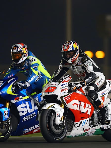Maverick and Jack côte-à-côte au GP du Qatar