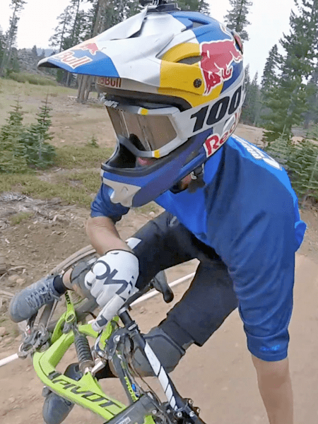 Aaron Chase on Lower Gypsy at Northstar Bike Park