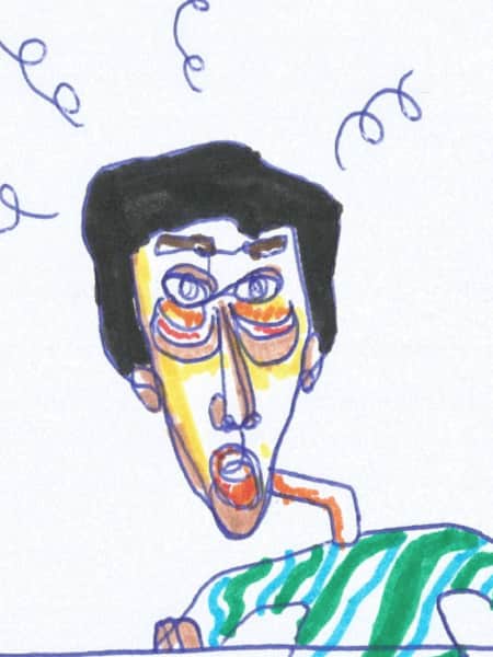 Verschiedene Cartoon Studenten