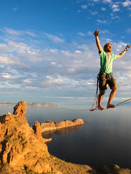 Slacklining tips: How to improve your slackline skills