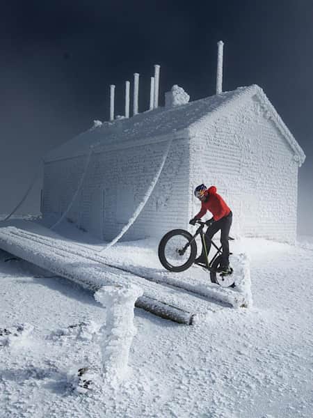 Mt Washington Winter Tim Johnson s ascent by bike