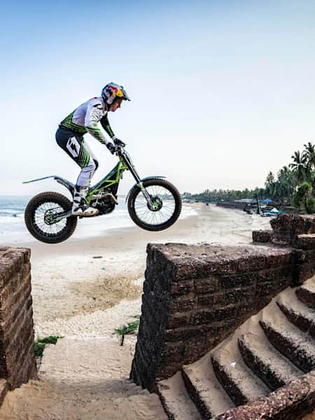 Trial bike seat top