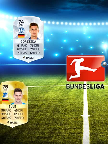Les jeunes joueurs de Bundesliga du mode carrière de FIFA 16.