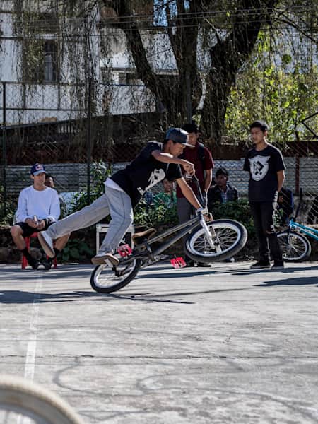 Bmx bike shop rider