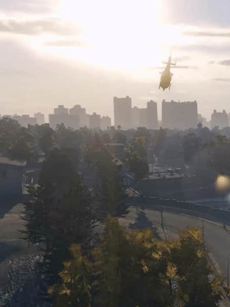 A screenshot of the Liberty City OpenIV mod for the GTA V video game, which imports the Liberty City map into San Andreas