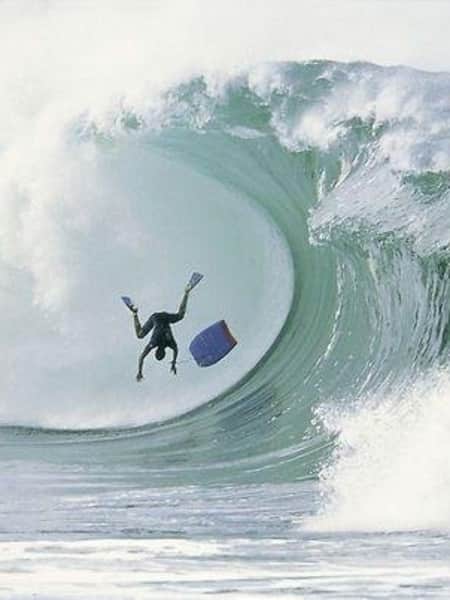 Boogie boarding 2025 big waves