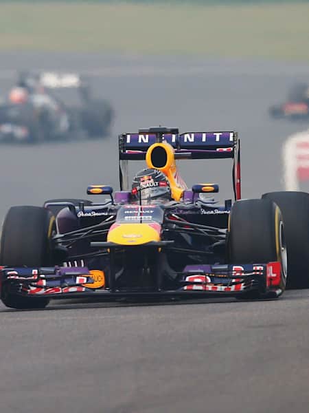 Sebastian Vettel in Indian Grand Prix