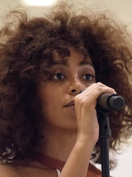 Solange performs at Solange: An Ode To, part of Red Bull Music Academy Festival, at the Solomon R. Guggenheim Museum in New York.