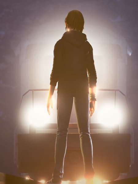 A screenshot of Chloe from the Life is Strange: Before the Storm video game.