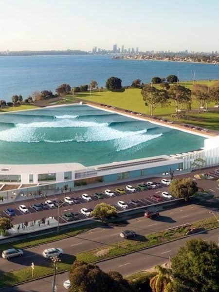 The URBNSURF that's set to open in Perth