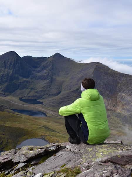 Forrest looking out across Carrauntoohil