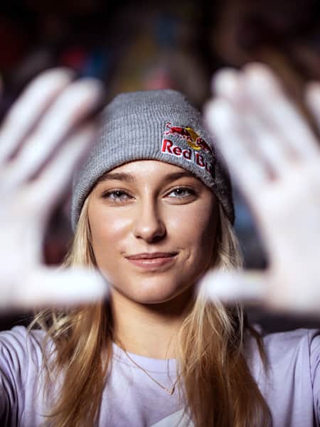 Janja Garnbret of Slovenia poses for a portrait in Ljubljana, Slovenia on March 14, 2020.