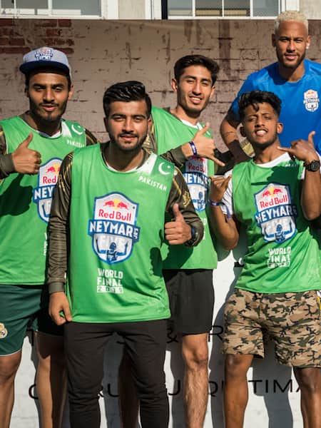 Neymar Jr & Team Pakistan at the World Final in Brazil