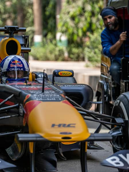 Sachin Tendulkar attends Formula E's first race in India