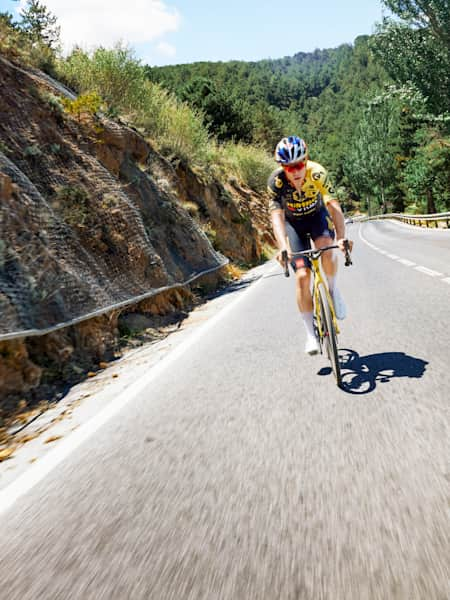 “I’m interested in unexpected challenges,” says van Aert, who was photographed in Spain’s Sierra Nevada on May 10.