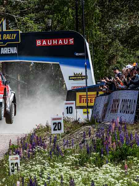 Mads Østberg has hit podium form for 'home' ERC round