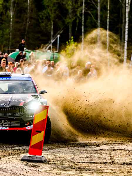 Reiersen leads his home round of the ERC after four stages