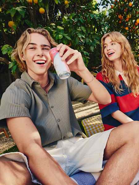 It's a match: ORGANICS Fizzy Peach ist der favorite Flavour von Moritz