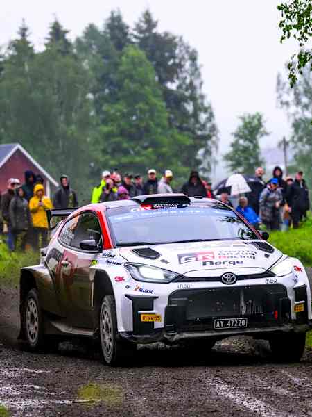 Brynildsen shone for Pirelli in the wet...