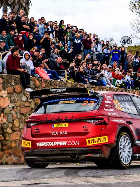 Asphalt stages are more to the liking of the ex-Formula One driver