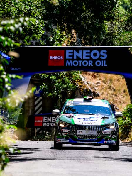 Grogan scored more Junior ERC points on Rally di Roma Capitale
