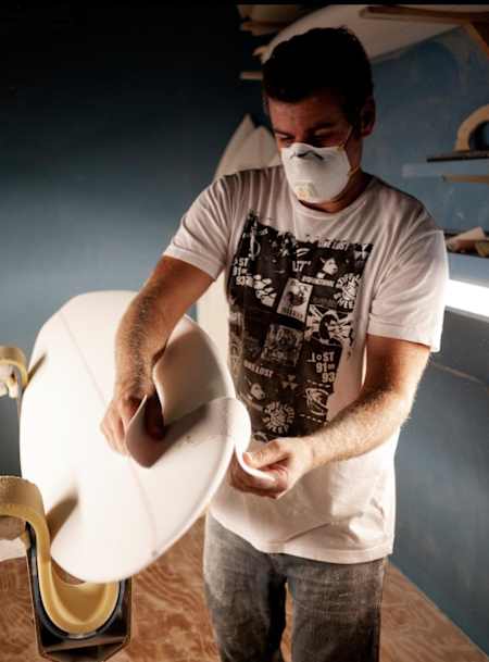 Over two decades of making surfboards