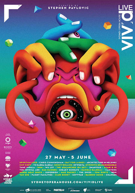 Sydney festival VividLIVE 2011 poster